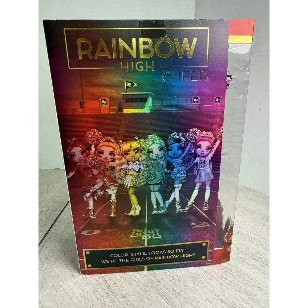 Rainbow High Violet Willow Glam Cheerleader Purple Fashion Doll 10” Brand New